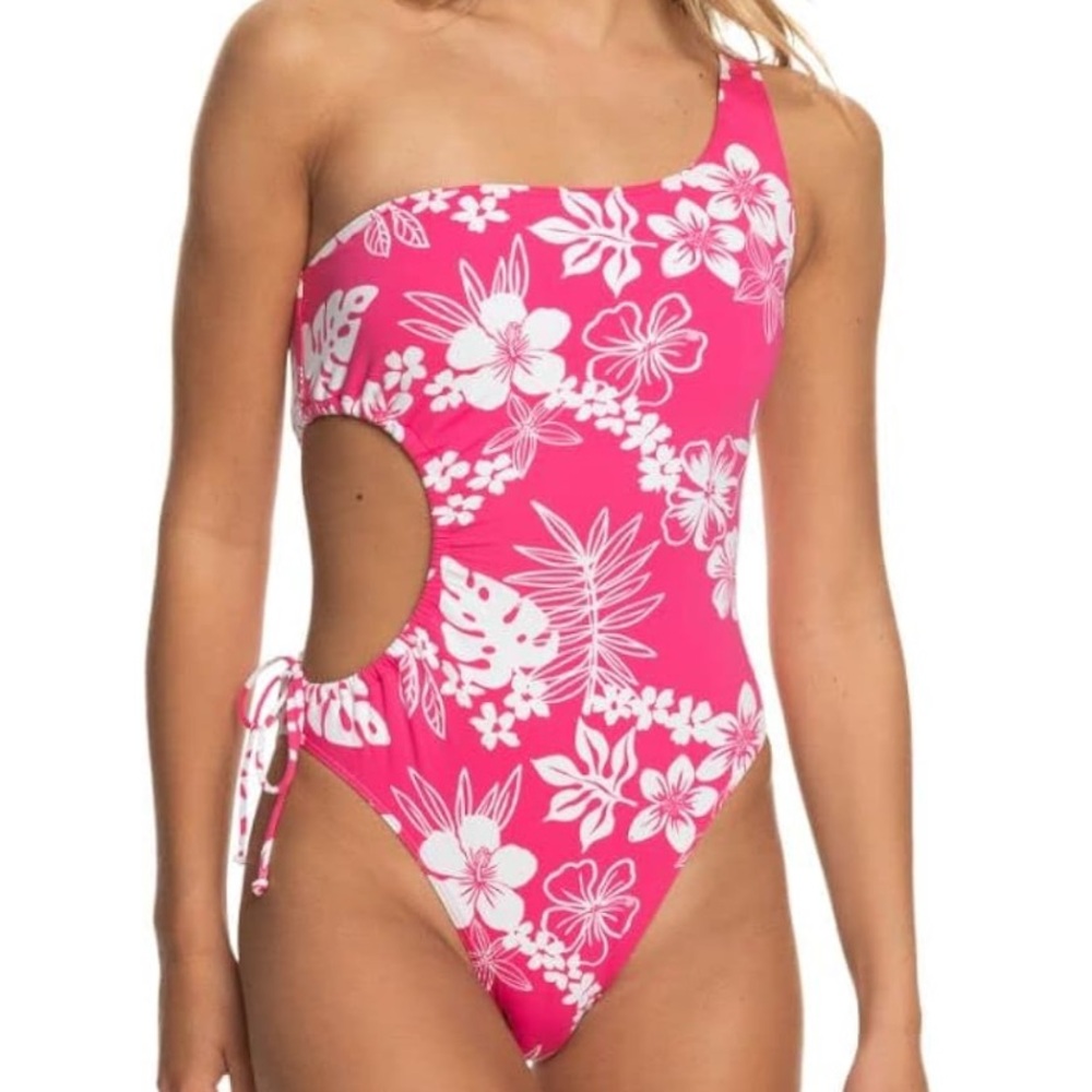 New Small Roxy Women's Standard Beach Classcs One Piece Swimsuit